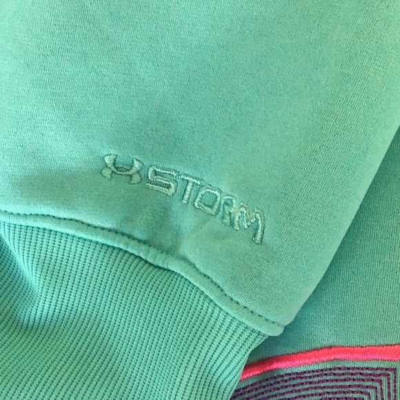 UNDER ARMOUR STORM SEMI FITTED HOODIE SWEATSHIRT SIZE MEDIUM - Picture 8 of 12